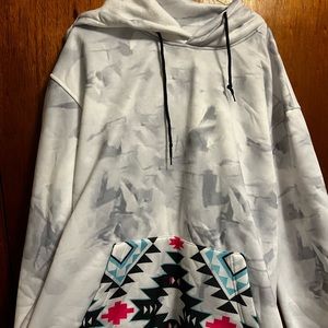 Aztec ski hoodie